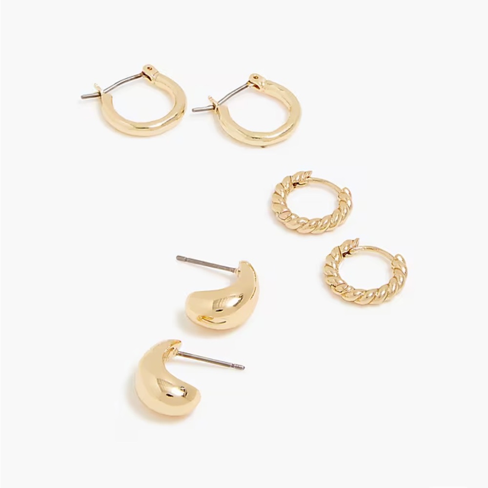 ISO J Crew factory gold earrings set